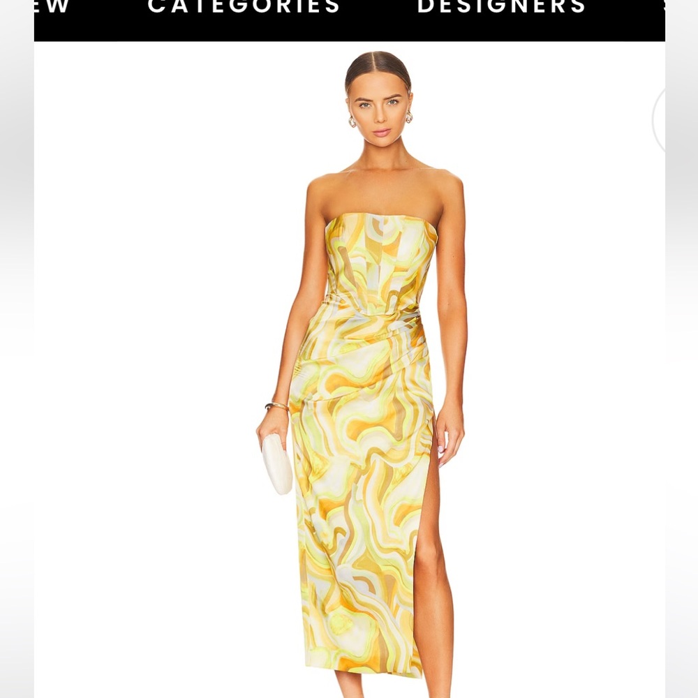 Bardot strapless dress